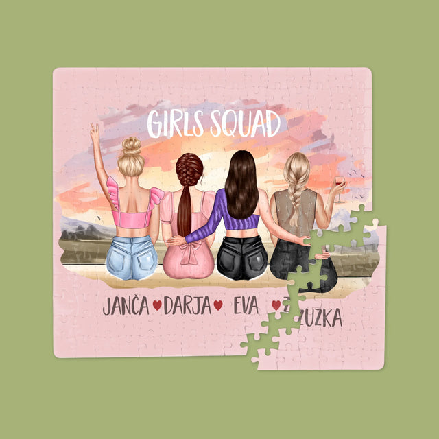 Designér Postav: Girls Squad - Puzzle