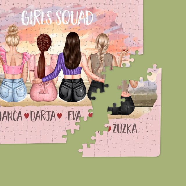 Designér Postav: Girls Squad - Puzzle