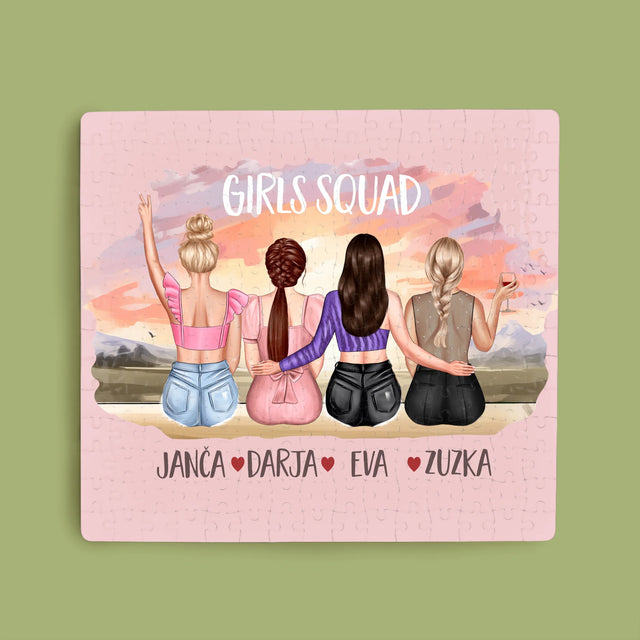 Designér Postav: Girls Squad - Puzzle