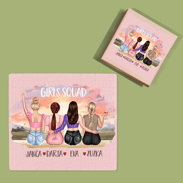 Designér Postav: Girls Squad - Puzzle