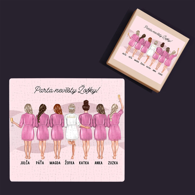 Designér Postav: Parta Nevěsty - Puzzle