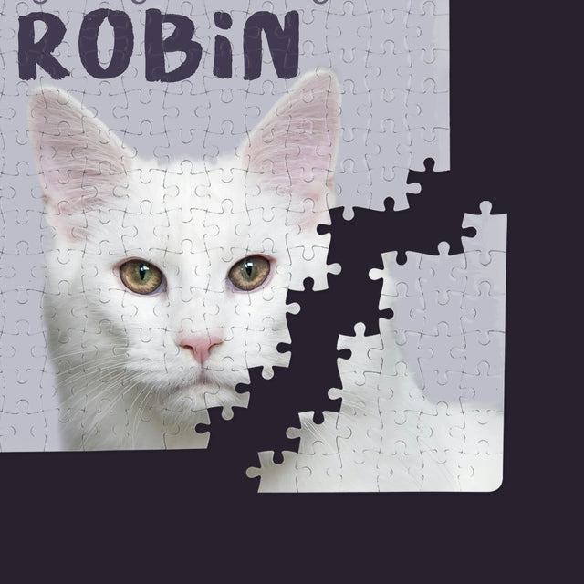 Fotka A Textem: V Tomhle Domě Vládne Mazlíček - Puzzle