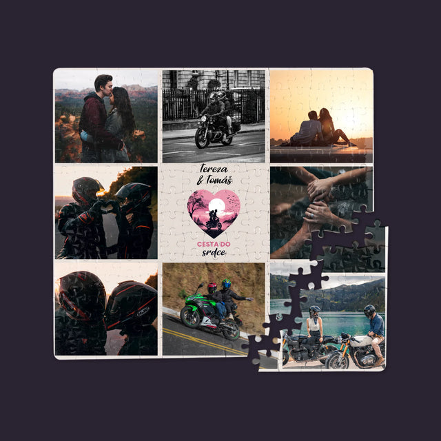 Fotokoláž: Cesta Do Srdce - Puzzle