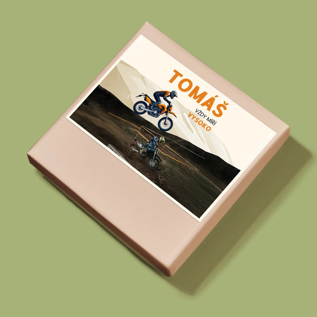 Fotka A Textem: Vždy Míří Vysoko - Puzzle