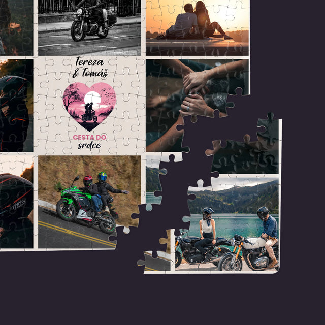Fotokoláž: Cesta Do Srdce - Puzzle