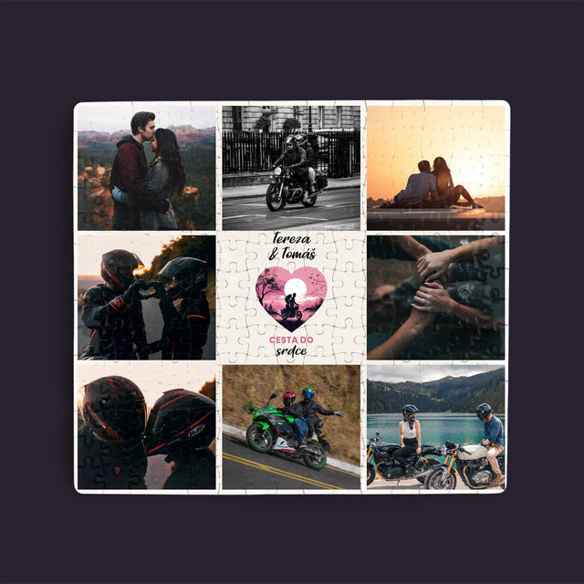 Fotokoláž: Cesta Do Srdce - Puzzle