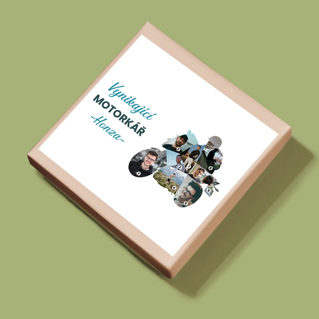 Tvar Z Fotek: Vynikající Motorkář - Puzzle