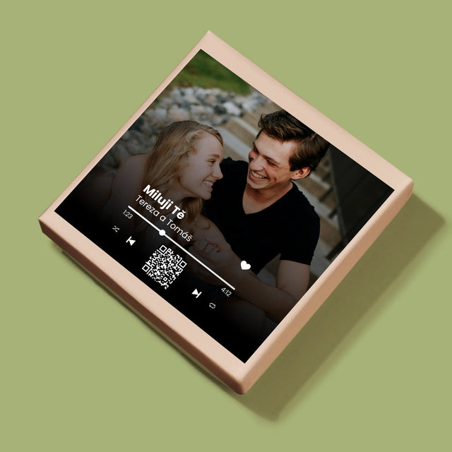 Fotka A Textem: Naše Písnička Na Qr - Puzzle