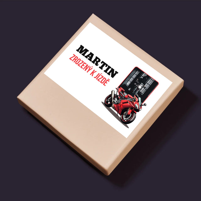 Fotka A Textem: Zrozený K Jízdě - Puzzle