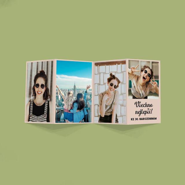 Fotokoláž: Narozeniny - Velká Harmonika Z Fotografií