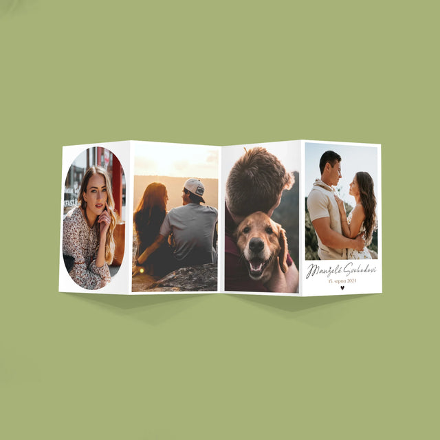 Fotokoláž: Manželé - Velká Harmonika Z Fotografií