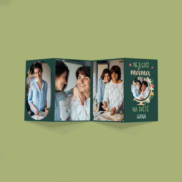 Fotka A Textem: Nejlepší Máma Svět - Velká Harmonika Z Fotografií