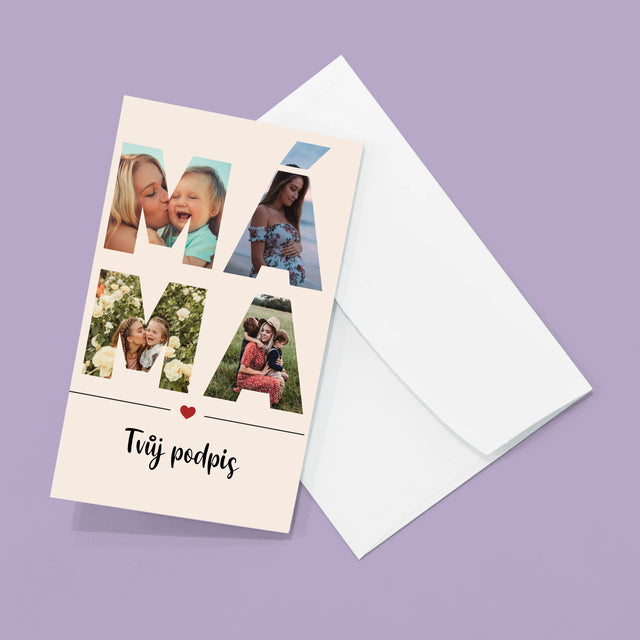 Slovo Z Fotek: Máma Z Tvých Fotek - Velká Harmonika Z Fotografií