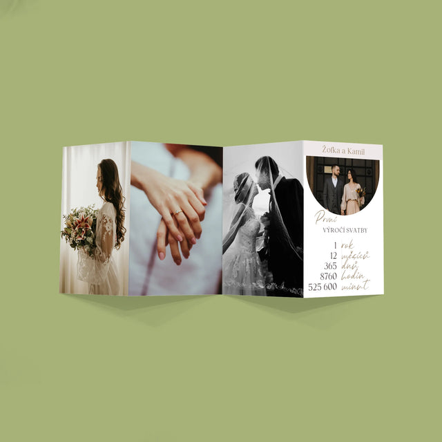 Fotka A Textem: První Výročí Svatby - Velká Harmonika Z Fotografií