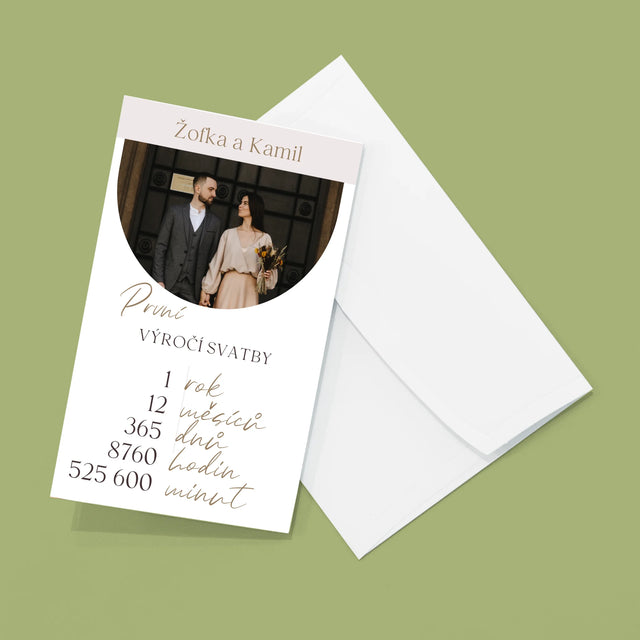 Fotka A Textem: První Výročí Svatby - Velká Harmonika Z Fotografií