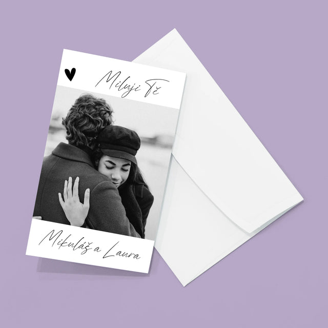 Fotokoláž: Miluji Tě - Velká Harmonika Z Fotografií