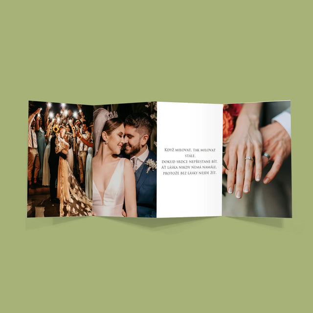 Fotka A Textem: První Výročí Svatby - Velká Harmonika Z Fotografií