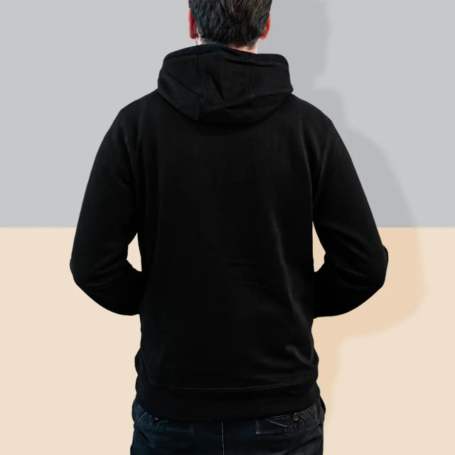 Fotka A Textem: Zrozený K Jízdě - Pánská Mikina S Kapuci