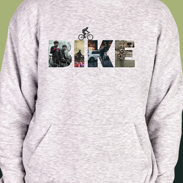 Slovo Z Fotek: Bike - Pánská Mikina S Kapuci