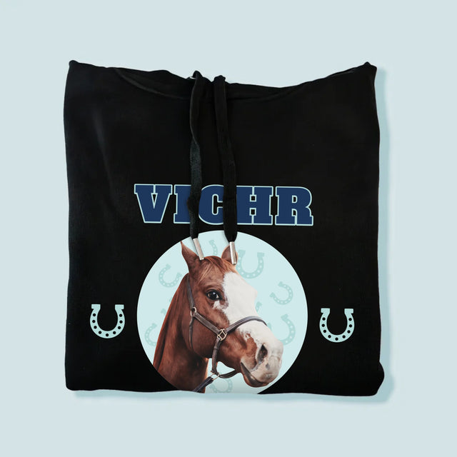 Tvoje Postava: Tvůj Kůň - Pánská Mikina S Kapuci