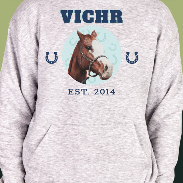 Tvoje Postava: Tvůj Kůň - Pánská Mikina S Kapuci