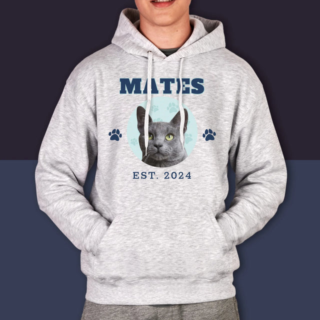 Tvoje Postava: Tvoje Kočka - Pánská Mikina S Kapuci