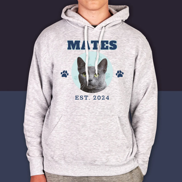 Tvoje Postava: Tvoje Kočka - Pánská Mikina S Kapuci