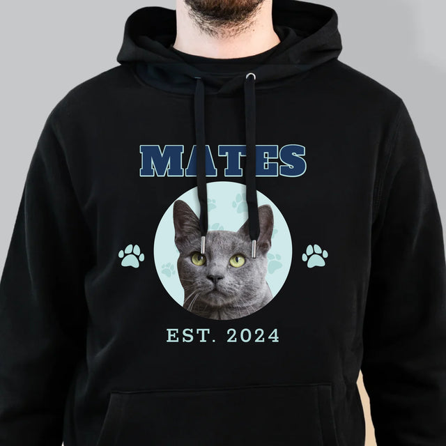 Tvoje Postava: Tvoje Kočka - Pánská Mikina S Kapuci