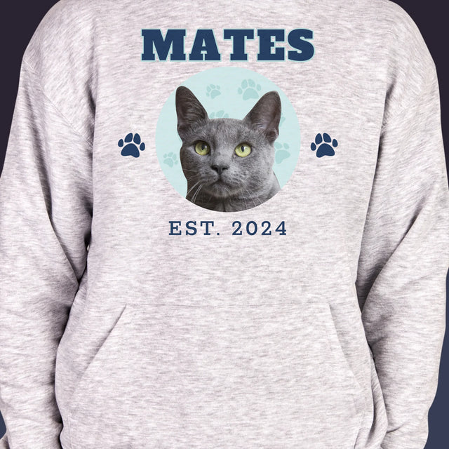 Tvoje Postava: Tvoje Kočka - Pánská Mikina S Kapuci