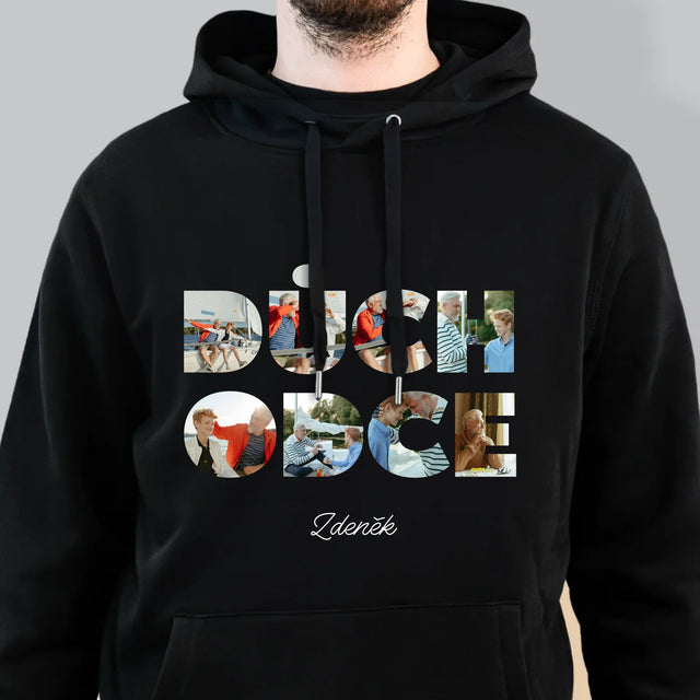 Slovo Z Fotek: Důchodce - Pánská Mikina S Kapuci