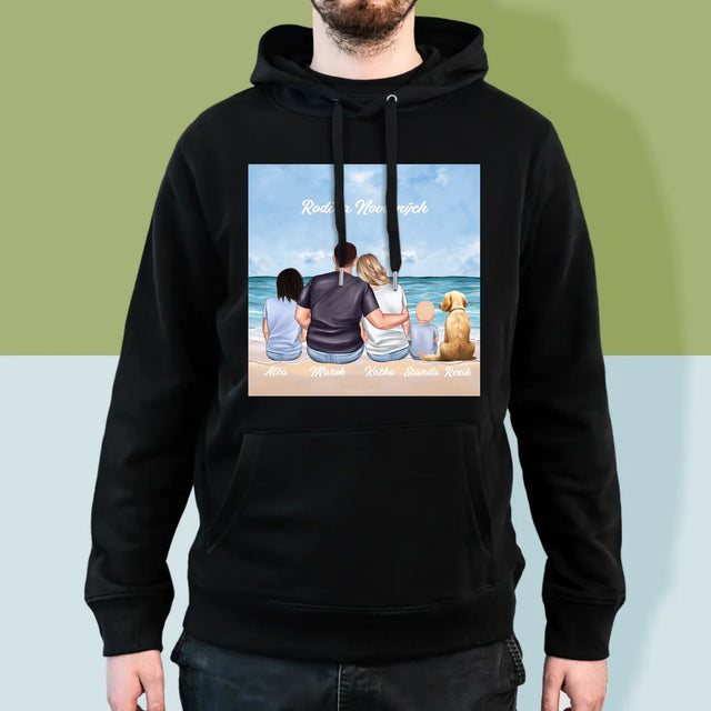 Designér Postav: Rodinný Portrét - Pánská Mikina S Kapuci