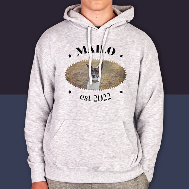 Fotka A Textem: Pes Established - Pánská Mikina S Kapuci