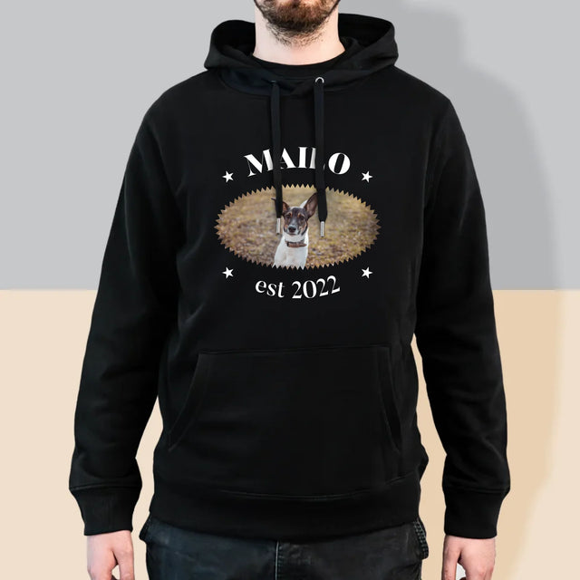 Fotka A Textem: Pes Established - Pánská Mikina S Kapuci