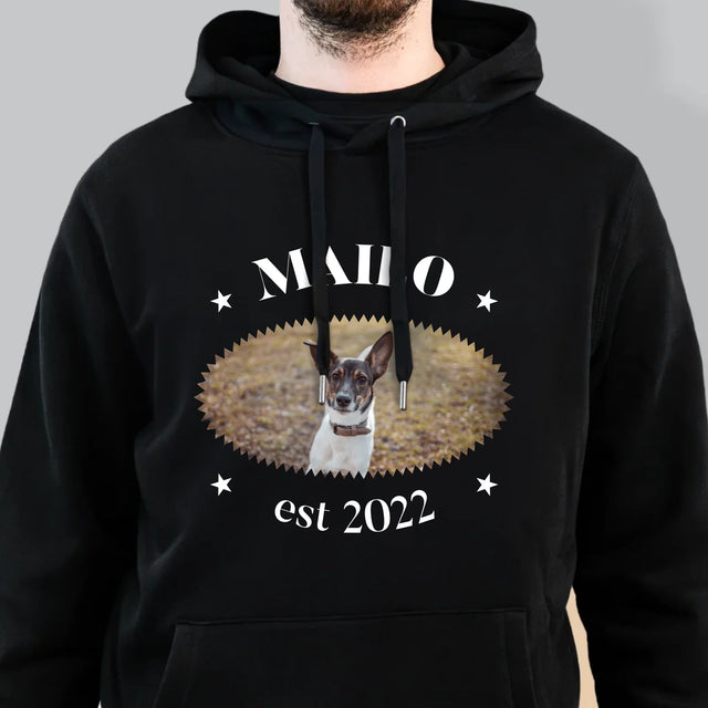 Fotka A Textem: Pes Established - Pánská Mikina S Kapuci