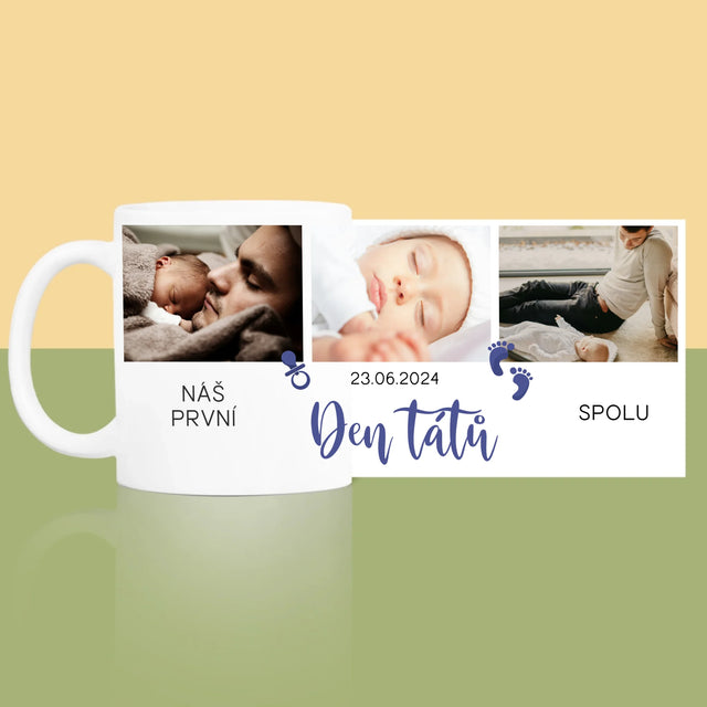 Fotokoláž: První Den Tátů - Hrnek