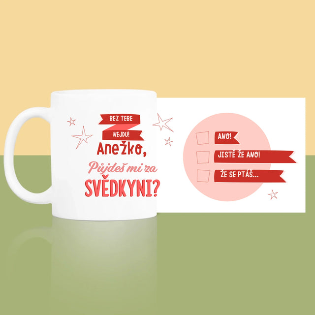 Jméno A Nápis: Bez Tebe Nejdu - Hrnek