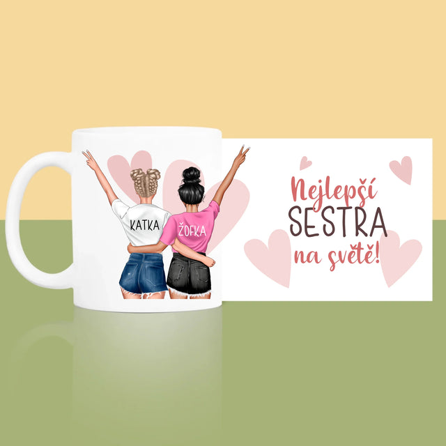 Designér Postav: Nejlepší Sestra Na Světě - Hrnek