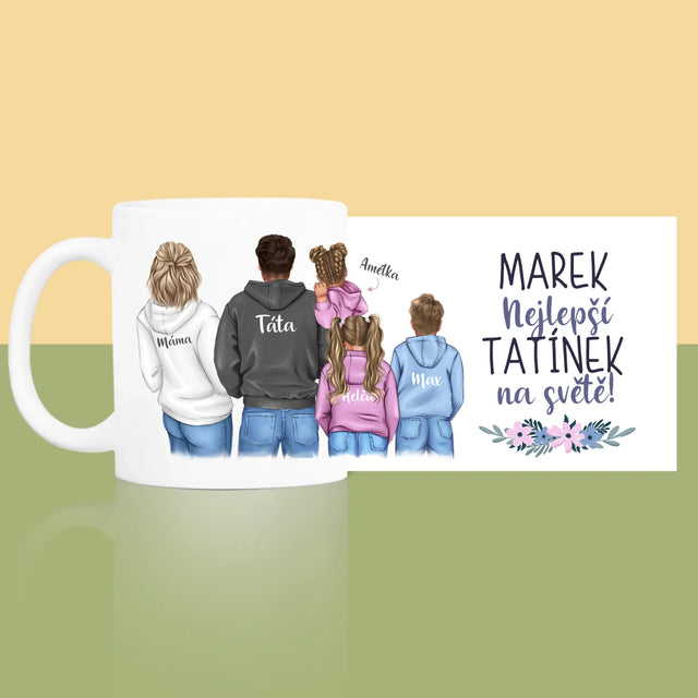 Designér Postav: Rodina S Dětmi - Hrnek