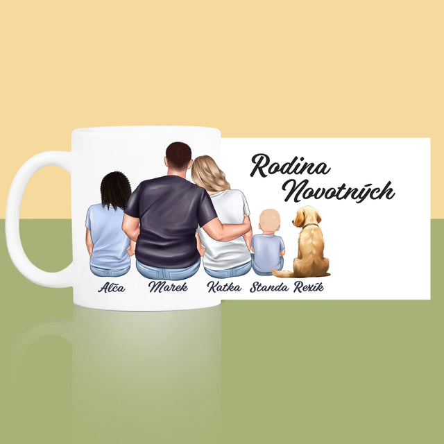 Designér Postav: Rodinný Portrét - Hrnek