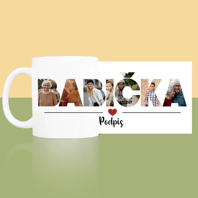 Slovo Z Fotek: Babička Z Vašich Fotek - Hrnek