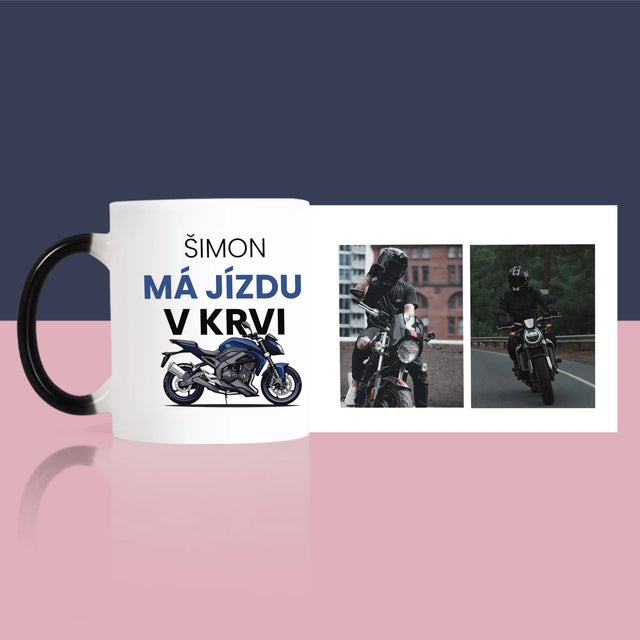 Fotokoláž: Jízdu Má V Krvi - Hrnek