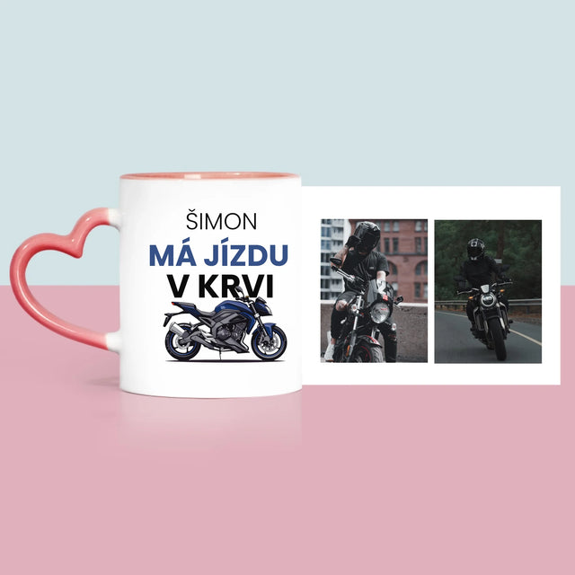 Fotokoláž: Jízdu Má V Krvi - Hrnek