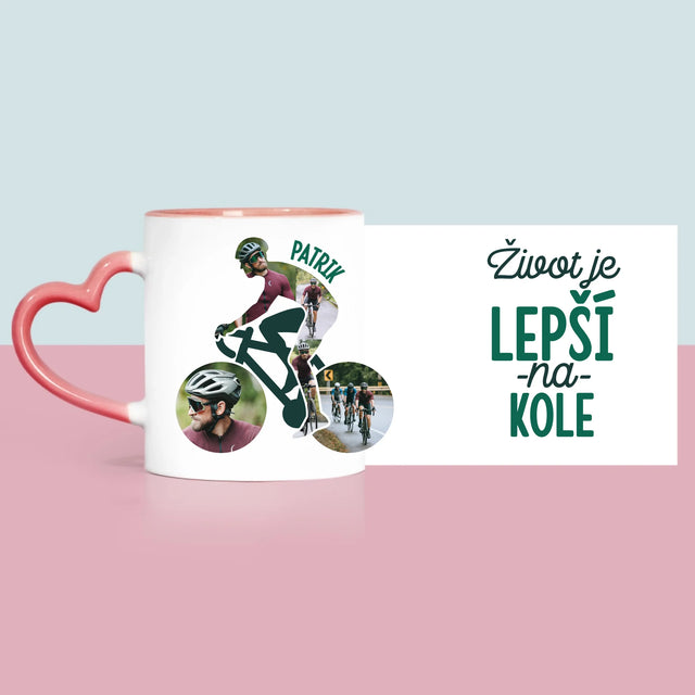 Tvar Z Fotek: Život Je Lepší Na Kole - Hrnek