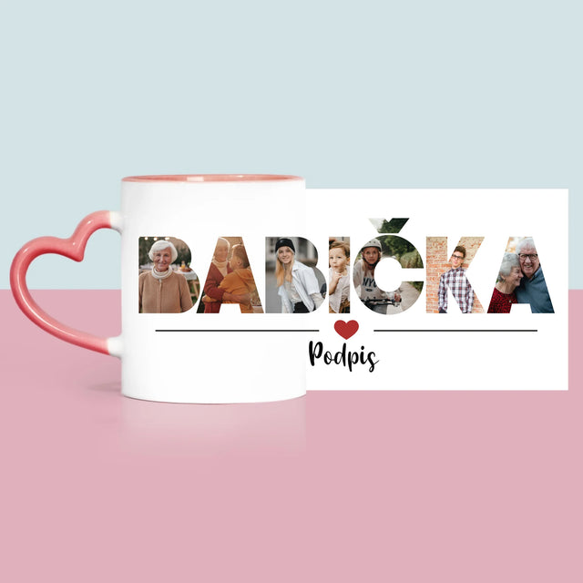 Slovo Z Fotek: Babička Z Vašich Fotek - Hrnek