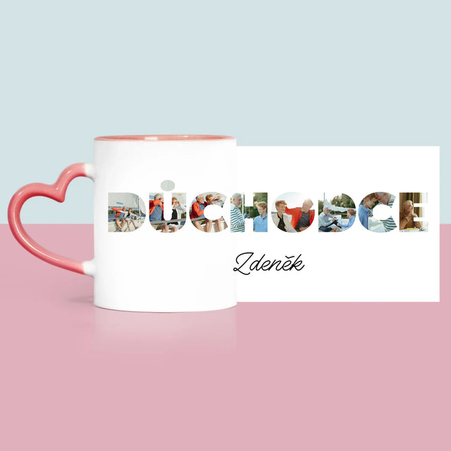 Slovo Z Fotek: Důchodce - Hrnek