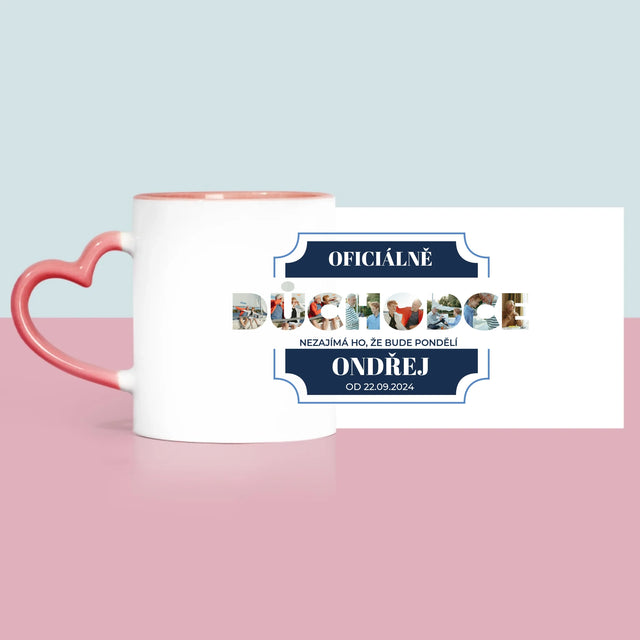 Slovo Z Fotek: Oficiálně Důchodce - Hrnek