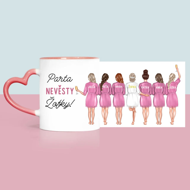 Designér Postav: Parta Nevěsty - Hrnek