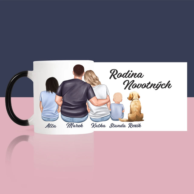 Designér Postav: Rodinný Portrét - Hrnek