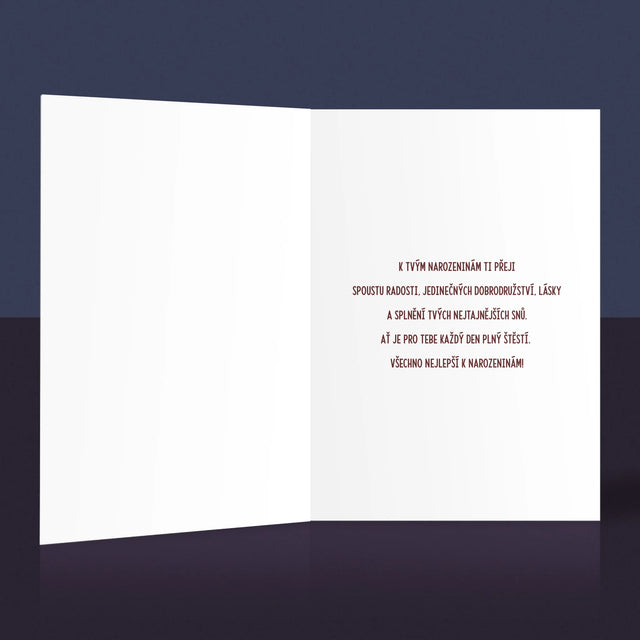 Tvar Z Fotek: Narozeninový Dort - Přání