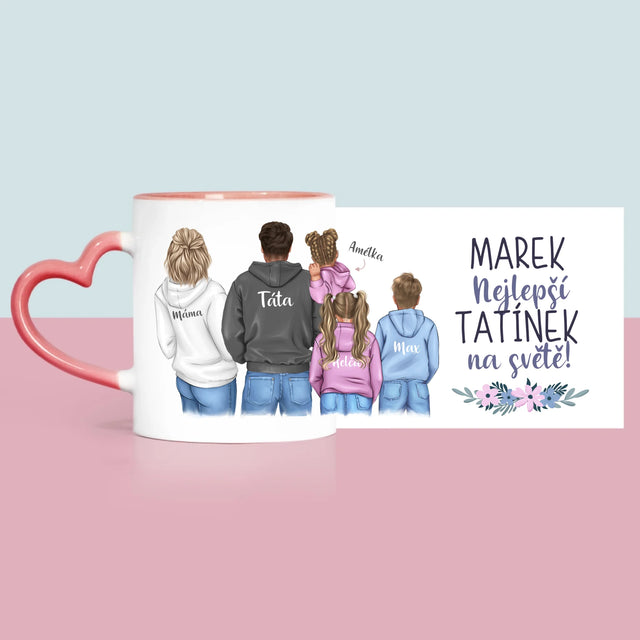 Designér Postav: Rodina S Dětmi - Hrnek